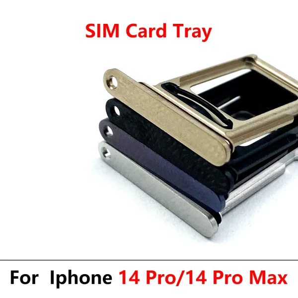New For iPhone 14 Pro 14Pro Max 14 Plus Dual SIM Card Tray Slot Holder Adapter Accessories