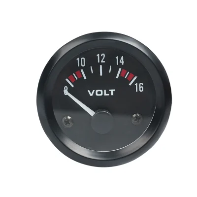 Vehicle Meter 12V Automobile Car Gauge 2″ 52mm Water Temp Oil Temp Oil Press Fuel Volts Oil press kg Ammeter Gauge Black Shell