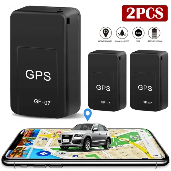 GF-07 GPS Car Tracker Real Time Tracking Anti-Theft Anti-lost Locator Strong Magnetic Mount Vehicle 2G SIM Message Positioner