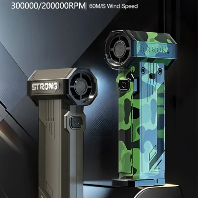 Turbo Jet Blower 300000RPM Powerful Air Blower Brushless Motor Turbo Fan Wind Speed 60m/s 8000mAh Souffleur Air Puissant