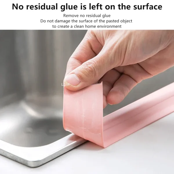 PVC Waterproof Sealing Tape Bathroom Toilet Caulk Tapes Kitchen Sink Countertop Mildew Fouling Proof Sealer Self Adhesive Strip