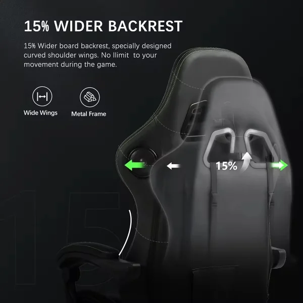Cheapest DDP License Tarok Pro Chair Cadeira Gaming Italian Office Chair Black Green Razer Gaming Chair with Footrest