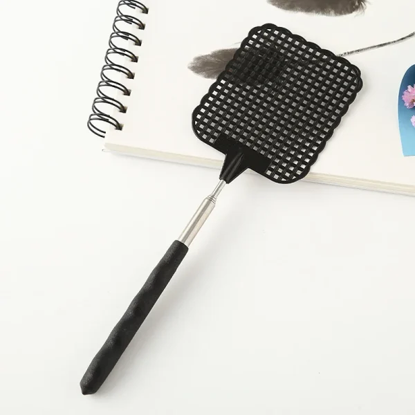 Adjustable Plastic Fly Swatter Home Long Handle Flyswatter Flapper Insect Killer