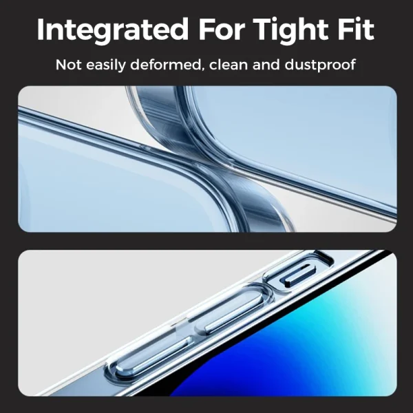 Joyroom Phone Clear Case For iPhone 16 15 14 Pro Max Lens Protection Transparent Cover PC Anti-Yellow Case For iPhone 16 Pro Max