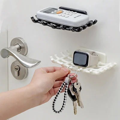 Soap Box Wall Mounted Drainage Shelf For Home Use No Punching High-end Bathroom New Soap Dish Rack Hooks For High-end Bathrooms