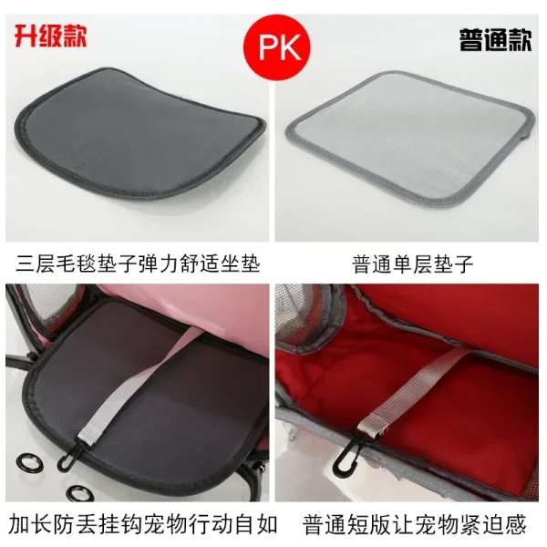 Cat Bags Pet Backpack Go Out Portable Transparent Space Capsule Pet Bag Go Out Cat Supplies Breathable Backpacks