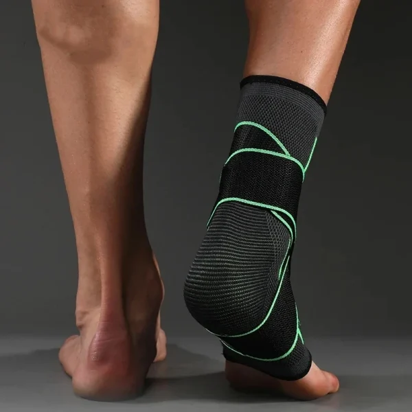 1PC Pressurized Bandage Ankle Support Ankle Brace Protector Foot Strap Elastic Belt Fitness Sports Gym Badminton Accessory