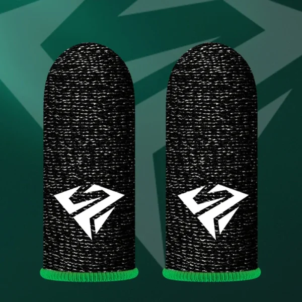 2 Pcs Game Fingertip Gloves Sweatproof Anti-slip gamer thimbles Touch Screen Finger Sleeve Breathable Fingertip Cover For Gamer