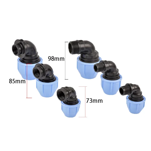 20/25/32 PVC PE Tube Tap With Internal And External Threads 1/2 3/4 1 " Garden Agriculture Irrigation Water Pipe Fittings