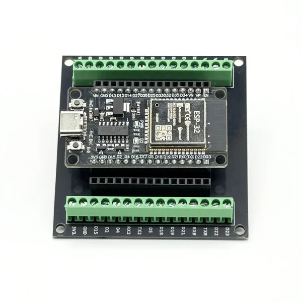 ESP32 Development Board CH340C WiFi+Bluetooth Ultra-Low Power Dual Core ESP32-DevKitC-32 ESP-WROOM-32 32U Expansion Board 30 pin
