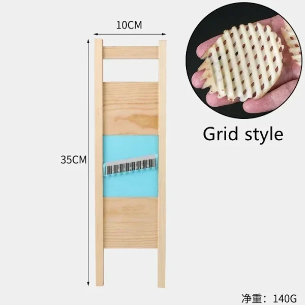 Potato Slicer Cut Potato Grid Artifact Grid Wipe Grid Knife Vegetable Cutter Wave Knife Cut Flower Knife Gadgets Accessories New