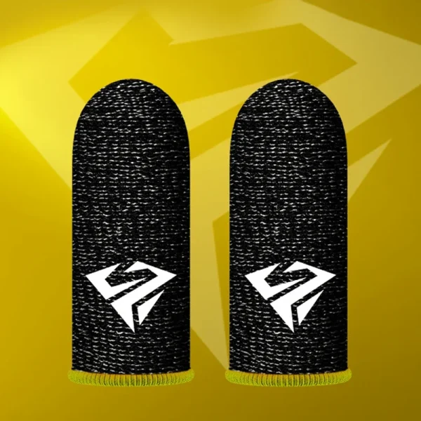 2 Pcs Game Fingertip Gloves Sweatproof Anti-slip gamer thimbles Touch Screen Finger Sleeve Breathable Fingertip Cover For Gamer