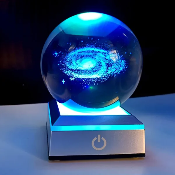 3D Crystal Ball Laser Engraved Planet Crystal Ball Solar System Globe Astronomy Gift Birthday Gift Glass Sphere Home Decoration