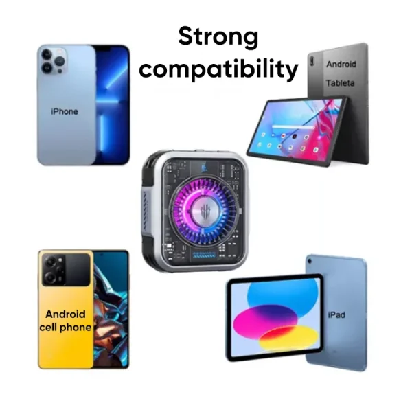 Redmagic VC Liquid Cooler 5 Pro Magnetic Phone Cooler for Games/Live Streaming for Red Magic 9s Pro iPhone 16 Pro Max Xiaomi 14