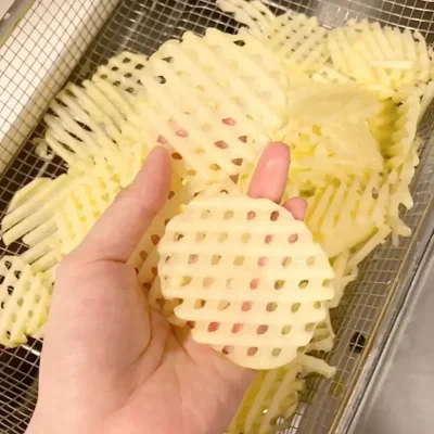 Potato Slicer Cut Potato Grid Artifact Grid Wipe Grid Knife Vegetable Cutter Wave Knife Cut Flower Knife Gadgets Accessories New