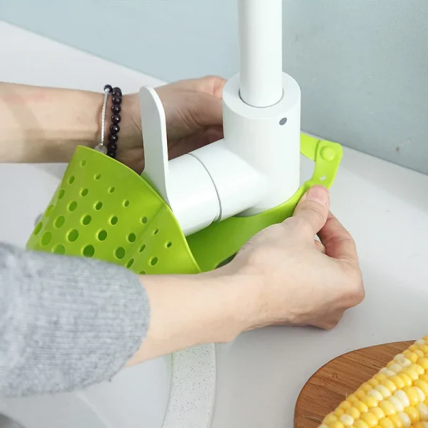 Kitchen Sink Drain Rack Shelf Sponge Storage Holder Hang Sink Basket Bag Soap Dish Drainer Organizer Gadget Bathroom Accessories