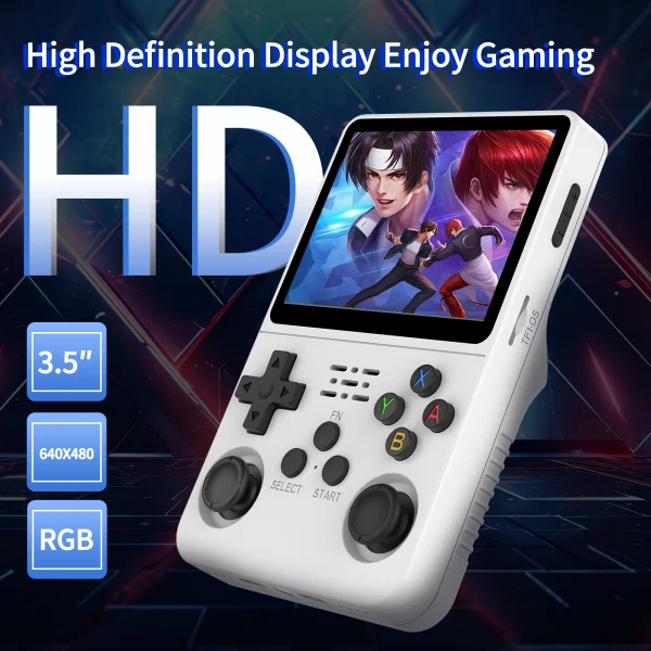 R36S Retro Handheld Video Game Console 3.5 Inch IPS Screen Open Source 64/128G Games Boy Gift RK3326 Portable Pocket Game Player