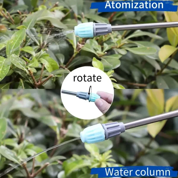 Portable Pressure Hand Operated Spray Bottle Kettle Pressurized Sprayer Extension Rod Long Nozzle Gardening Tool Long Nozzle New