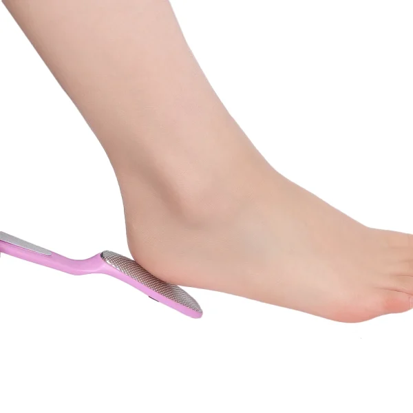 Double-headed Foot Grinder Stainless Steel Foot Rubbing Board Grindstone Foot Scrubbing Brush Dead Skin File Pedicure Remover