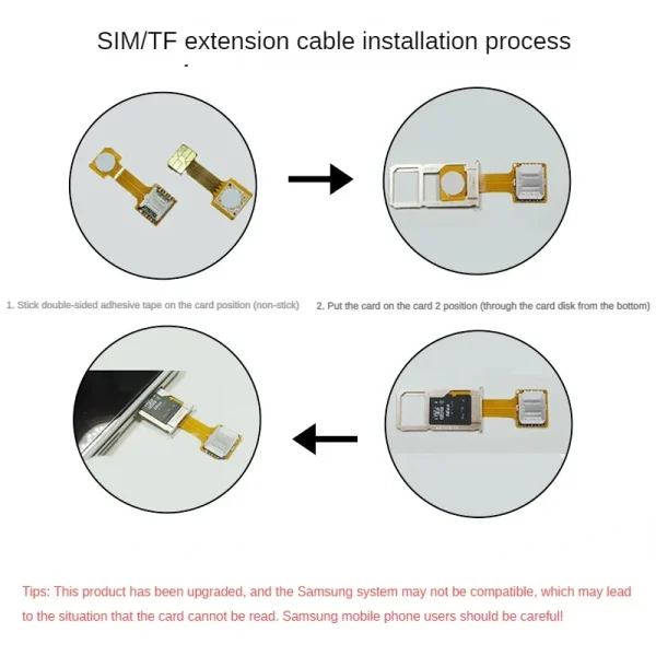 Dual SIM Extender Card Adapter Micro SD Practical Universal TF Hybrid Sim Slot Extender Nano Cato for Android Phone Change Card