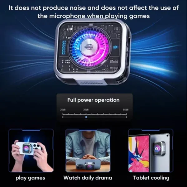 Redmagic VC Liquid Cooler 5 Pro Magnetic Phone Cooler for Games/Live Streaming for Red Magic 9s Pro iPhone 16 Pro Max Xiaomi 14