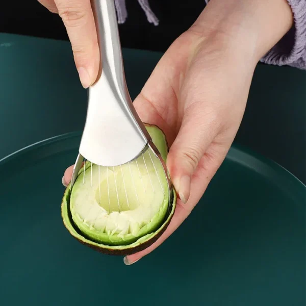 Avocado Knife Gadget Stainless Steel Cutter Kitchen Gadgets Fruit Cutting Artifact All for Kitchen and Home Dragon Fruit Slices