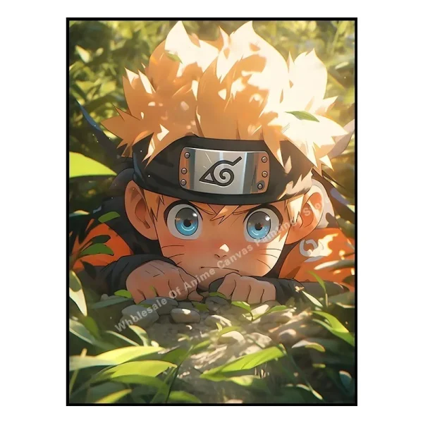 Naruto Naruto Decorative Painting Bedroom Cartoon Anime Kakashi Poster Hanging Painting Dormitory Room Decoration Mural Painting