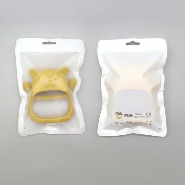 1pc Teether Toys For Baby Bracelet BPA Free Cute Cartoon Animal Silicone Ring Teething Glove For Baby Accessories Newborn Toys