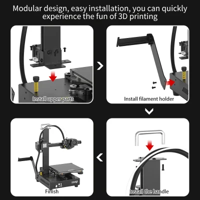 Tronxy CRUX 1 FDM 3D Printer Smart Filament Sensor Self-assemble Proximal Direct Extrusion DIY 3d Printer Kit 180*180*180mm