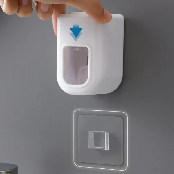 Creative Wall Mount Automatic Toothpaste Dispenser Bathroom Accessories Waterproof Lazy Toothpaste Squeezer Toothbrush Holder