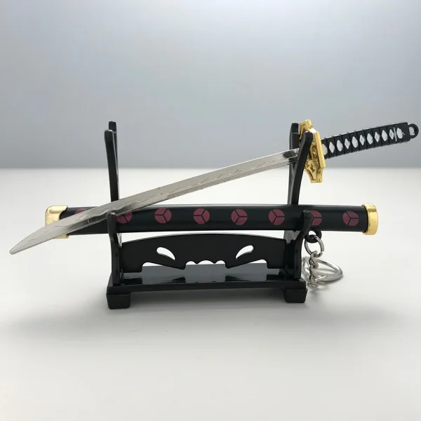 8 Styles Roronoa Zoro Samurai Sword Keychain For Women Men Scabbard Katana Sabre Buckle Keyrings Cosplay Toy Jewelry Gift N842