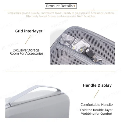 Neo Drone Portable Bags Sidecar Box Storage Bag Carrying Case With Strap Protect For DJI Neo Battery RC N3 Drone Accessories