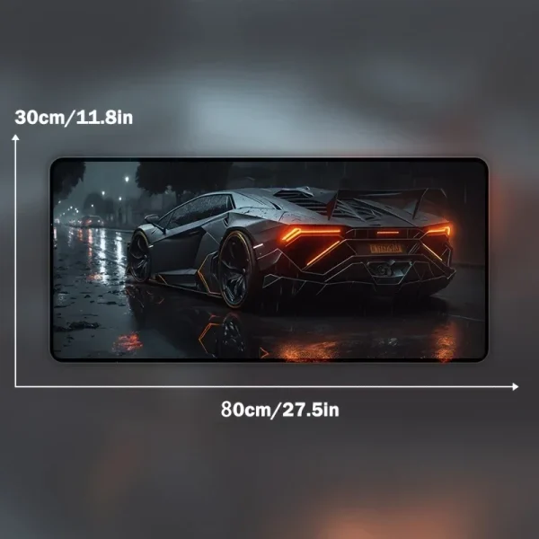 Cool cars Large gaming mousepad durable extended table pad office keyboard mat non-slip rubber base 900x400 computer mouse pads