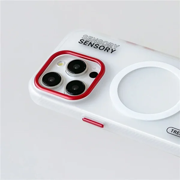For Magsafe Wireless Charge Cases For iPhone 16 13 12 14 15 Pro Max Matte Magnetic Trendy Shockproof Armor Case Metal Lens Cover