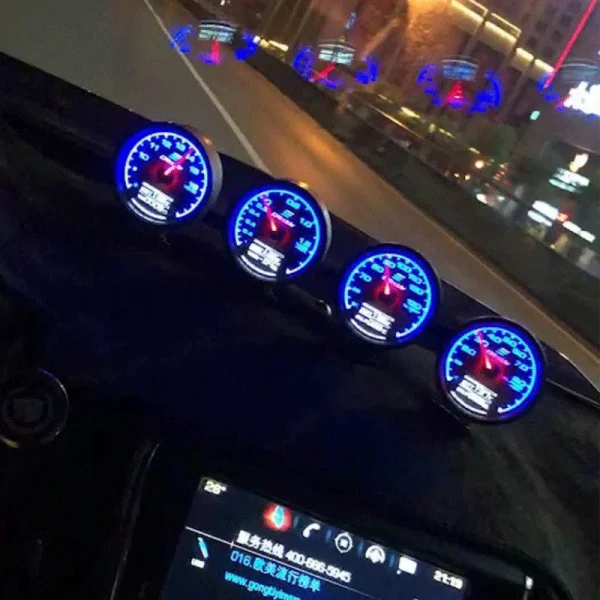 7 Color Car GReddi LCD Digital Display Turbo Boost water temp oil temp oil press racing meter Fuel pressure Air fuel ratio Gauge