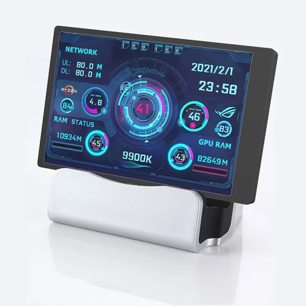 3.5 Inch IPS TYPE-C Secondary Screen DIY Computer Monitor USB-TYPEC Secondary Screen for Windows Built-in Software