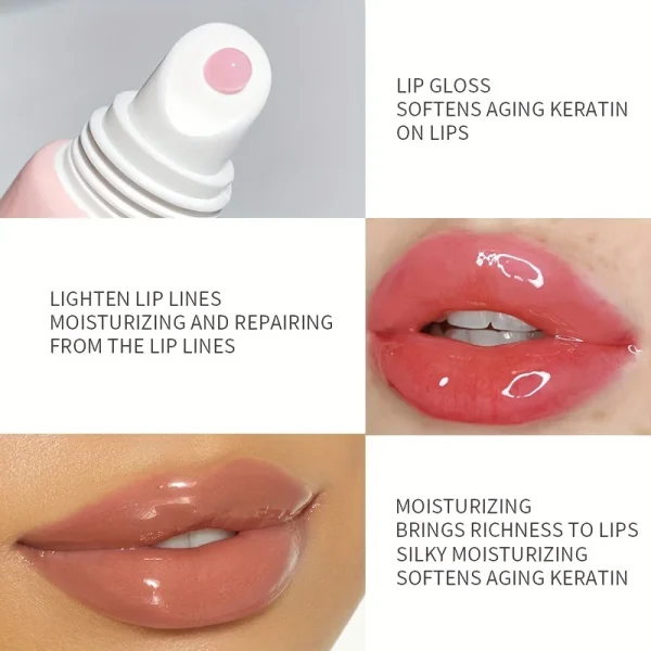 Remove Dark Lip Balm Lightening Melanin Mask Gloss Exfoliating Lip Pink Treatment Reduce Lip Lines Improve Dryness Moisturizing