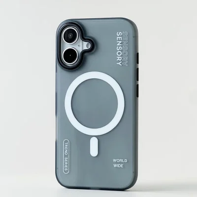 For Magsafe Wireless Charge Cases For iPhone 16 13 12 14 15 Pro Max Matte Magnetic Trendy Shockproof Armor Case Metal Lens Cover