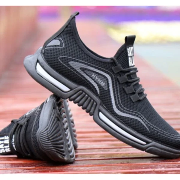 Summer Men's Mesh Casual Sneakers Light Soft Sole Lace Up Sneakers Outdoor Running Hiking Casual Sneakers Cheap Shoes Zapatillas