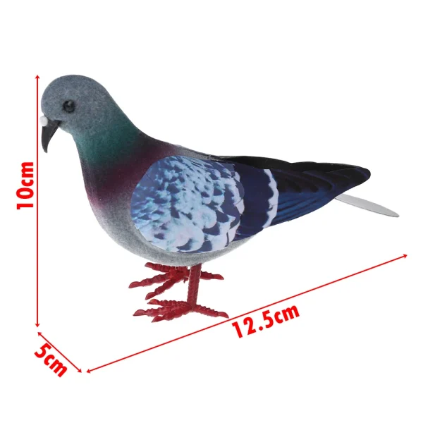 Dove Model Artificial Birds Imitation Animal Simulation Grey Pigeon Gift Photography Props Party Wedding Supply Home Decoration