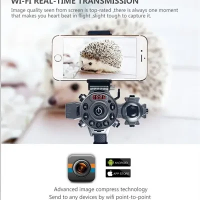 DH-800 Watch Control Wifi FPV RC Selfie Drone 2.4GHz Foldable Pocket Mini RC Drone Portable RC Quadcopter with 0.3MP Camera