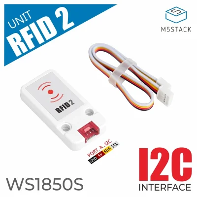 M5Stack Official Mini RFID 2 Reader/Writer Unit (WS1850S)