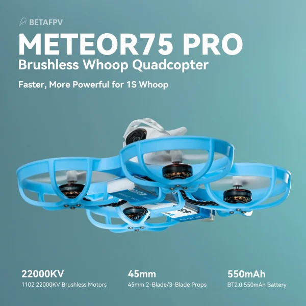 BETAFPV Meteor75 Pro Brushless Whoop Quadcopter 2025