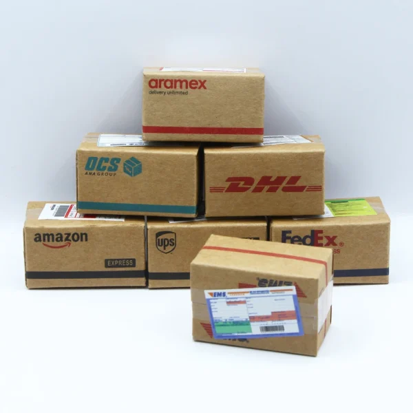 5Pcs/1Set 1:12 Mini Simulation Carton Imitation Express Bill Cardboard Box Doll House Miniature Furniture Accessories Decor