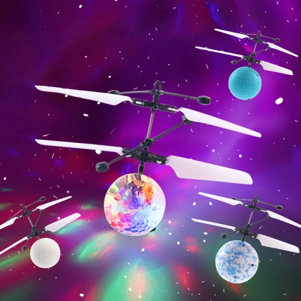 Kid Fly Ball Mini RC Drone Toys Creative Children Helicopter Electronic Infrared Induction Aircraft Fly Toy Boy Birthday Gift