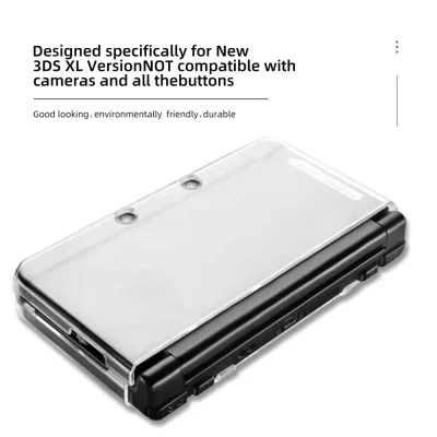 New for 3DS XL LL Protective Shell, Ultra Clear Crystal Transparent Hard Case