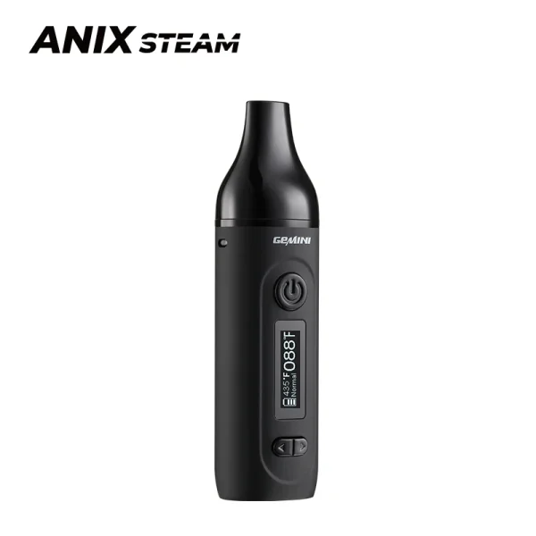 Dry Herb Vaporizer Vaper Anix Gemini Herbal Starter Kit 2200mah Battery Tempreture Control OLED Screen E Cigarettes Vape Pen Kit