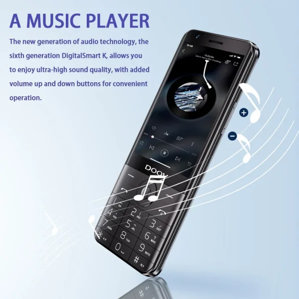 UNIWA DOOV R17 Pro Smart Mobile Phone Touch Screen 4G Whatsapp Android 13 Keypad Phones 3.54" 4GB 64GB 2300mAh Hebrew keyboard 2