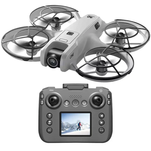 V666 Foldable Mini Drone 4K Dual Camera Brushless Obstacle Avoidance Screen Remote Control Portable Beginner Cheap VS DJ Neo I1