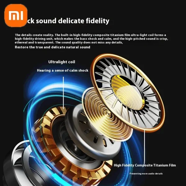 Original Xiaomi A98 Bluetooth 5.3 wireless earphones ENC noise cancelling in ear waterproof built-in microphone earphones